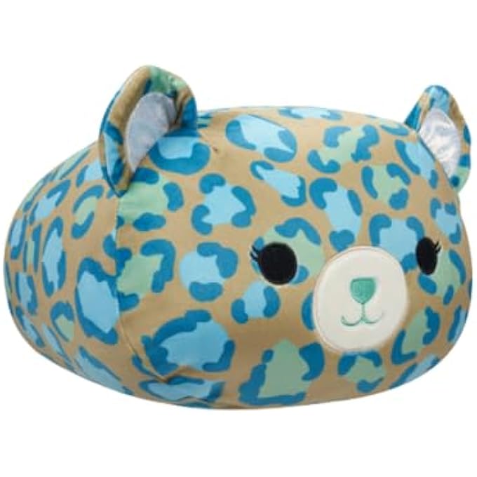 Kellytoy 12 INCH MEDIUM PLUSH ENOS DARK GREEN LEOPARD STACKABLES OFFICIALLY LICENSED KELLYTOY PLUSH TOY COLORFUL SOFT GIFT FOR KIDS GIRLS & BOYS WASHABLE SQUISHY STUFF TOY MULTICOLOR ALL AGE - Image 2